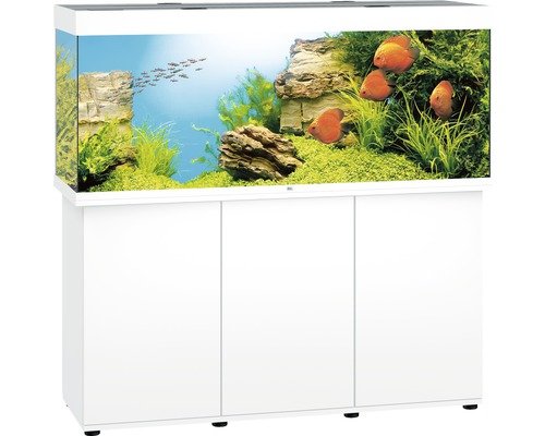Aquariumkombination Juwel Rio 450 LED SBX mit Unterschrank weiss