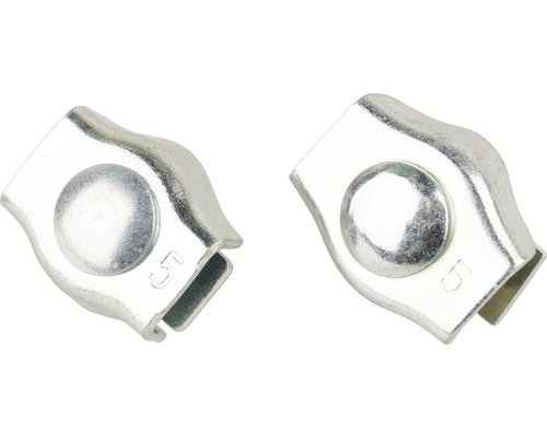 Mamutec Seilklemme Simplex verzinkt 4-6 mm 2 Stück