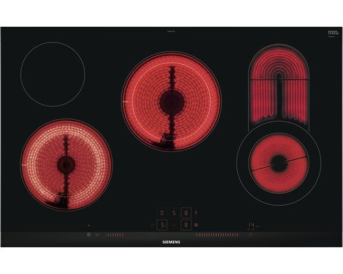 Siemens ET875LCP1C Glaskeramikkochfeld Rahmenlos 81,2 cm x 52 cm 4 Kochzonen autark
