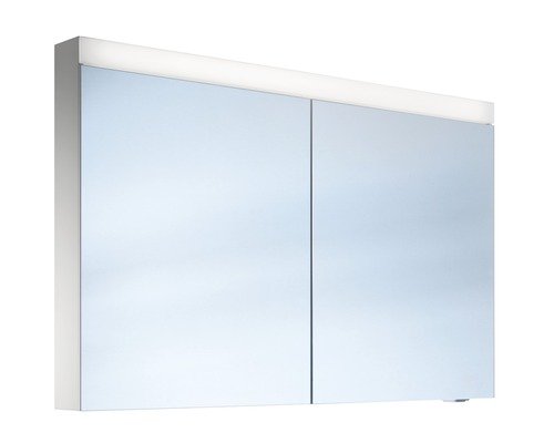 Schneider LED-Spiegelschrank PATA LED BxHxT 100 x 76 x 11 cm weiss