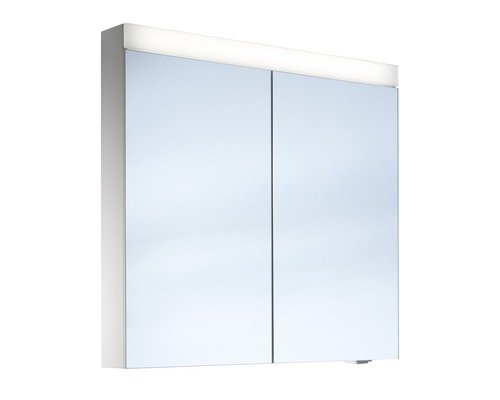 Schneider LED-Spiegelschrank PATA LED BxHxT 90 x 76 x 11 cm weiss