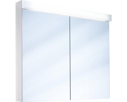 Schneider LED-Spiegelschrank LOW Line LED BxHxT 90 x 77 x 12 cm weiss
