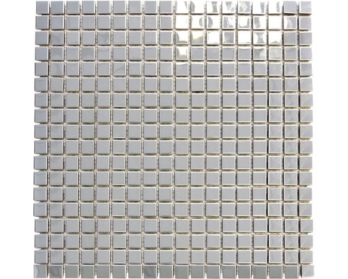 Edelstahlmosaik XCE 15G SILBER 30x30 cm