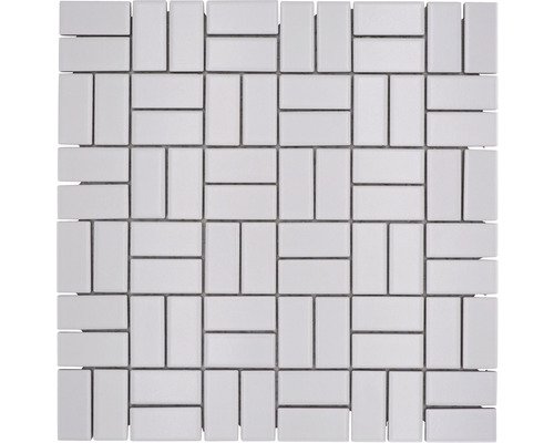 Keramikmosaik CWM 07WM weiss 30x30 cm