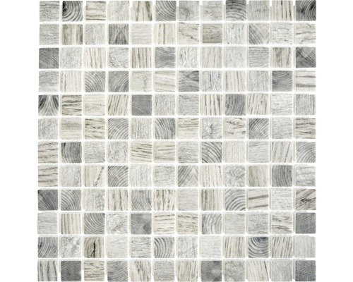 Glasmosaik CW 312 HELLGRAU 30x30 cm