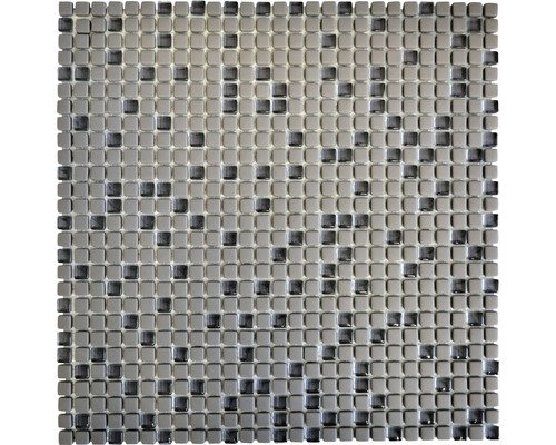 Glasmosaik CUBA 05G GRAU 30,5x30,5 cm