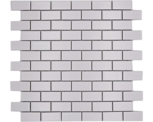 Keramikmosaik CBR 03WM weiss 30x30 cm