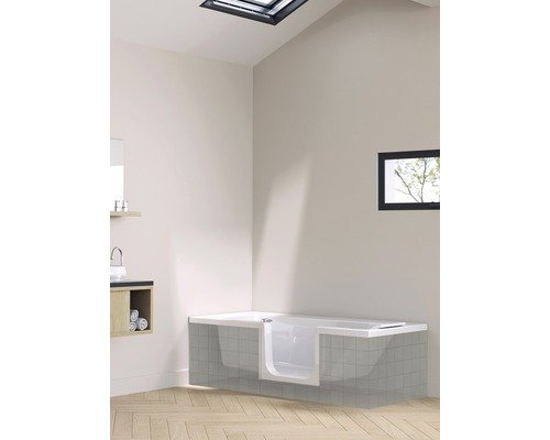 Badewanne Saniduo 4 Kopfseite rechts 170x75 cm