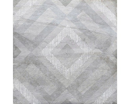 Feinsteinzeug Dekorfliese Brooklyn gris 33,15x33,15 cm