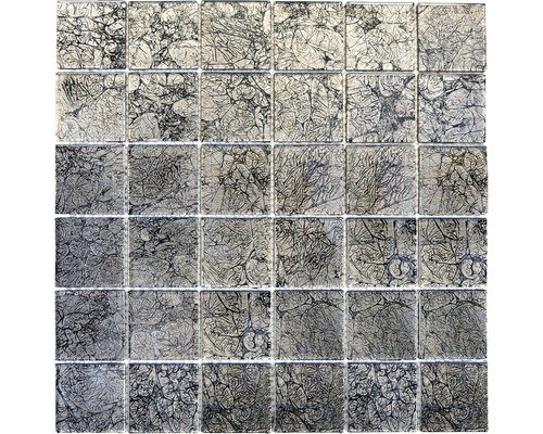 Glasmosaik CM 4BL22 SCHWARZ 30x30 cm