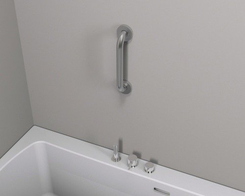 Wandhaltegriff gerade chrom matt 30 cm