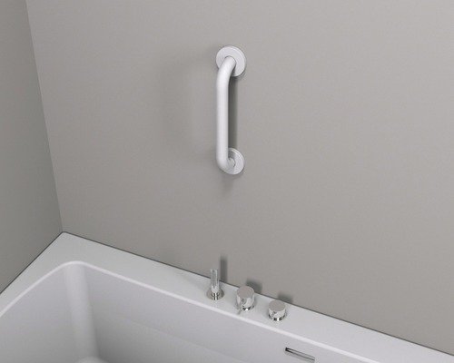 Wandhaltegriff gerade weiss matt 30 cm