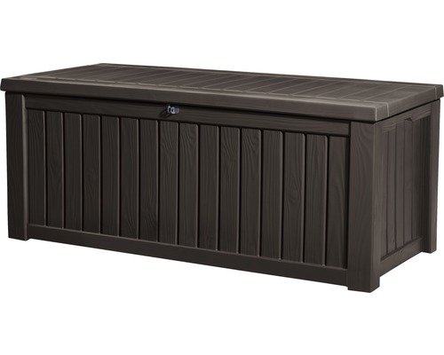 Auflagenbox Rockwood Kunststoff-Metall 570 L braun