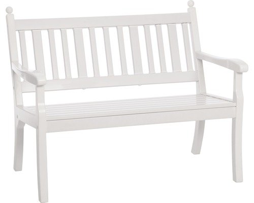 Gartenbank Hohenzollern Kunststoff 2-Sitzer weiss