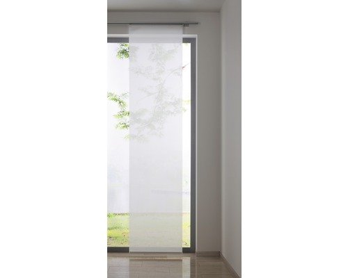 Flächenvorhang basic weiss 60x300 cm