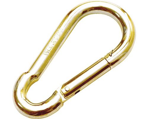 Pösamo Feuerwehr-Karabiner 80 x 8 mm gelb 1 Stück