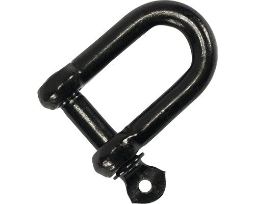 Pösamo Schäkel 8 mm Stahl schwarz 1 Stück