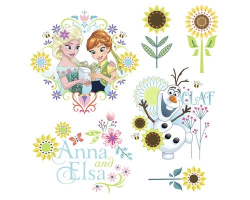 Fenstersticker Disney Frozen Flower 31 x 31 cm