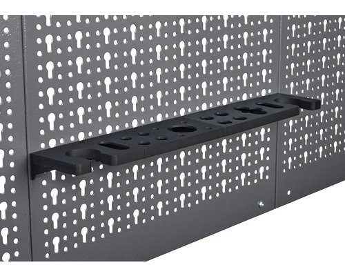 Küpper Werkzeugleiste 10 x 393 x 70 mm Tragkraft 5 kg schwarz
