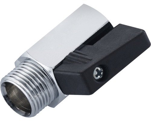 DIAQUA TECHNIC Mini-Kugelhahn Metall 3/4" chrom glänzend