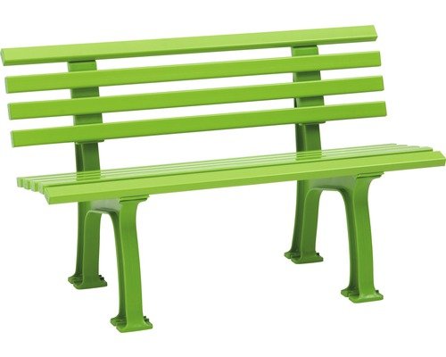 Gartenbank Ibiza Kunststoff 2-Sitzer apfel