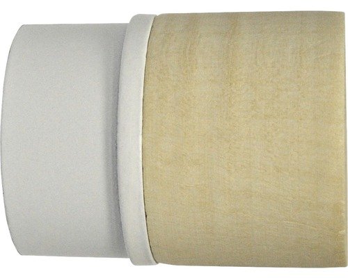 Endstück Zylinder für Scandic natur Ahorn/weiss Ø 28 mm 2 Stk.