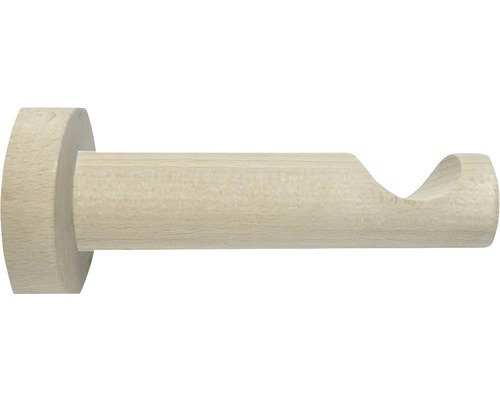 Wandträger 1-läufig für Scandic natur Ahorn Ø 28 mm 8 cm lang 1 Stk.