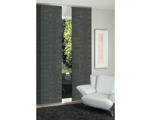 Flächenvorhang shade grau 60x300 cm