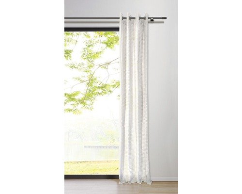 Ösenschal dot weiss 135x245 cm