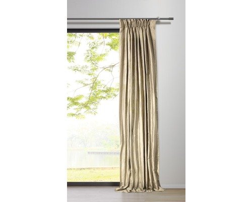 Vorhang mit Universalband stream sand 135x245 cm