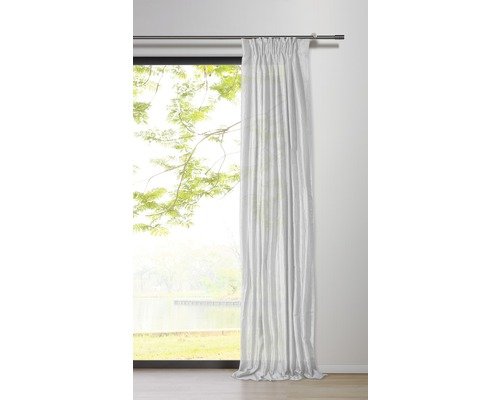 Vorhang mit Universalband stream weiss 135x245 cm