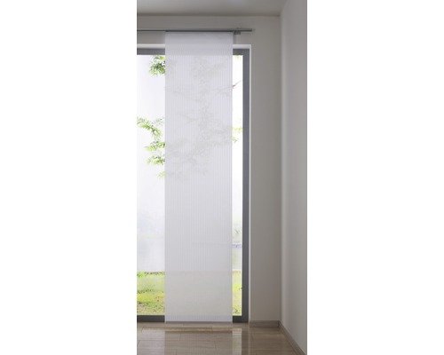 Flächenvorhang stripe weiss 60x300 cm
