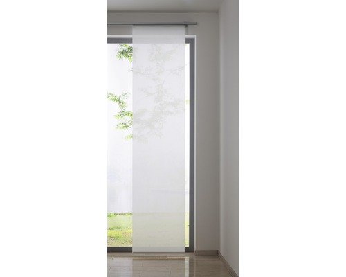 Flächenvorhang uni weiss 60x300 cm