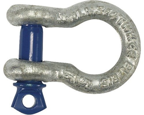 Pösamo Hochfeste Schäkel 5/16" WLL 0,75 t Stahl 1 Stück