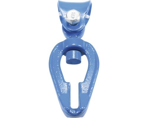 Pösamo Seilgleitbügel 7/8 drehbar G10 Stahl blau 1 Stück