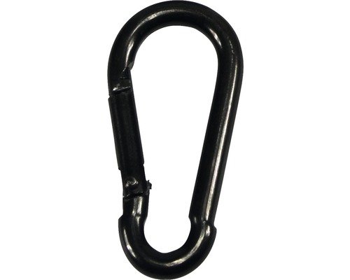 Pösamo Feuerwehr-Karabiner 80 x 8 mm schwarz 1 Stück