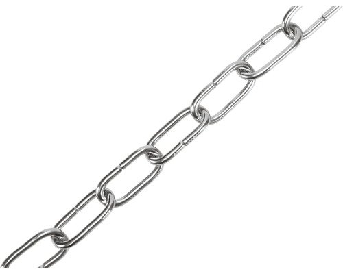 Pösamo Ringkette 1609 Ø 3 mm Eisen vernickelt