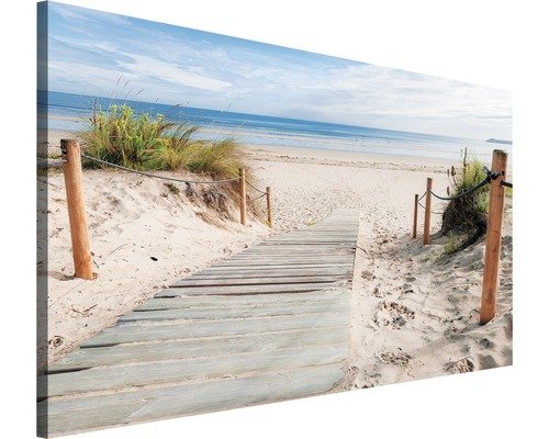 Leinwandbild Strand 60x40 cm