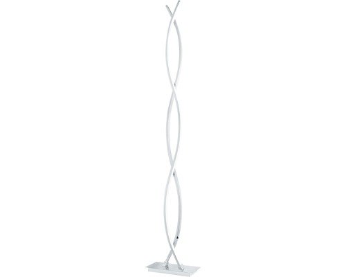 LED Stehlampe Lasana 2 chrom 4x8.8W mit Fussschalter H 1430 mm
