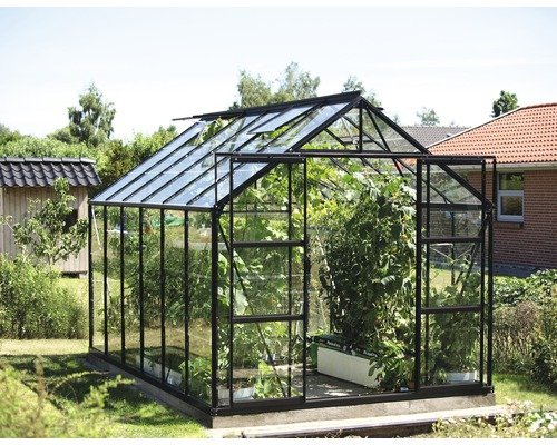 Gewächshaus Vitavia Uranus 9900, 257x383 cm schwarz