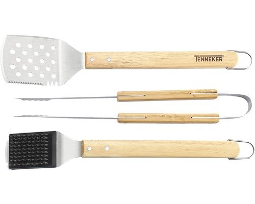 TENNEKER Grillbesteck-Set 3-teilig