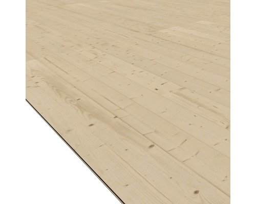 Fussboden Karibu für Sockelmass 490x310 cm natur