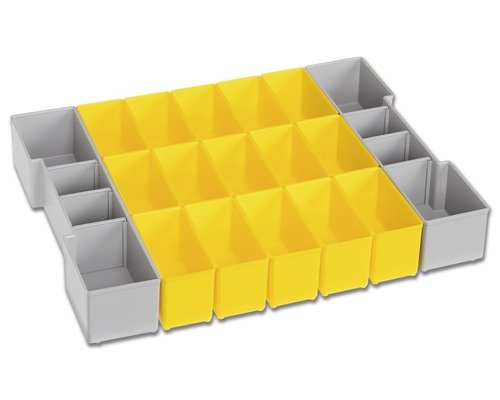 L-BOXX Insetboxen Set B3 grau/gelb