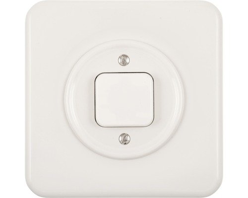 Feller Standard Due UP Kreuzschalter SCH6 IP 20 weiss