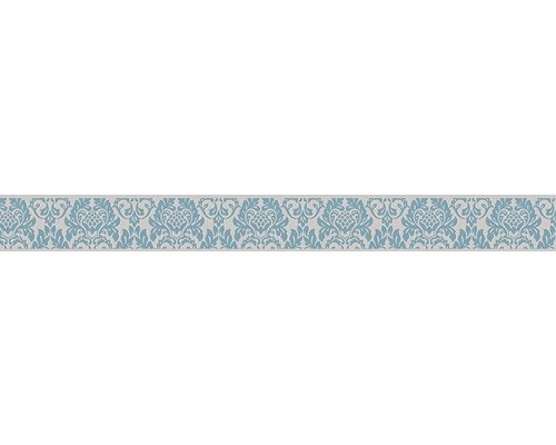 Bordüre 30389-1 Only Borders 9 selbstklebend Ornament grau türkis 5 m x 5 cm