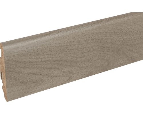 SKANDOR Sockelleiste Eiche Chene Gris Clair FOEI307 FU60L 2400 x 58 x 19 mm