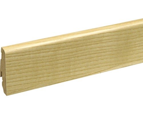 SKANDOR Sockelleiste Esche lack FLES071 SU060L 2400 x 58 x 19 mm