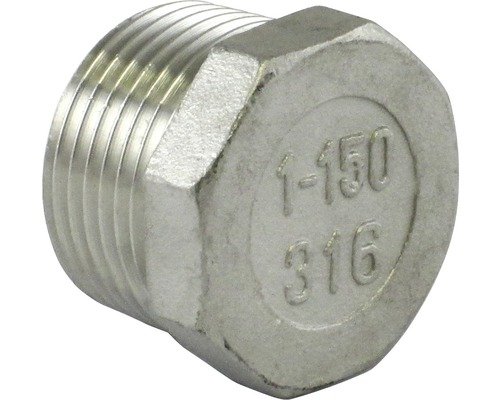 Stopfen 3/4" edelstahl