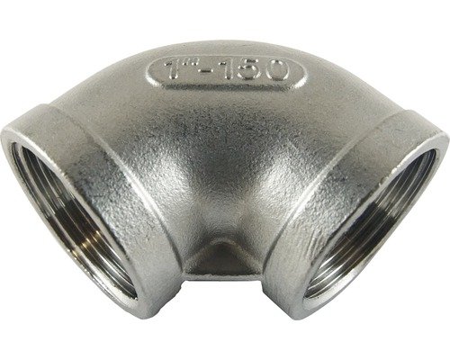 Winkel 90° I/I 1" edelstahl