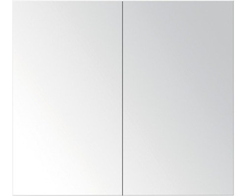 Sanox Spiegelschrank Porto BxHxT 70 x 65 x 12 cm weiss